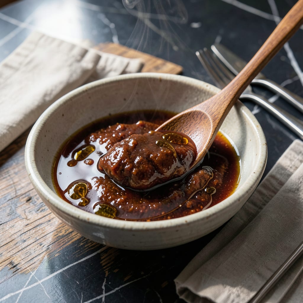 BBQ Eel Sauce Recipe: Thick and Glossy Japanese Glaze example with annotations