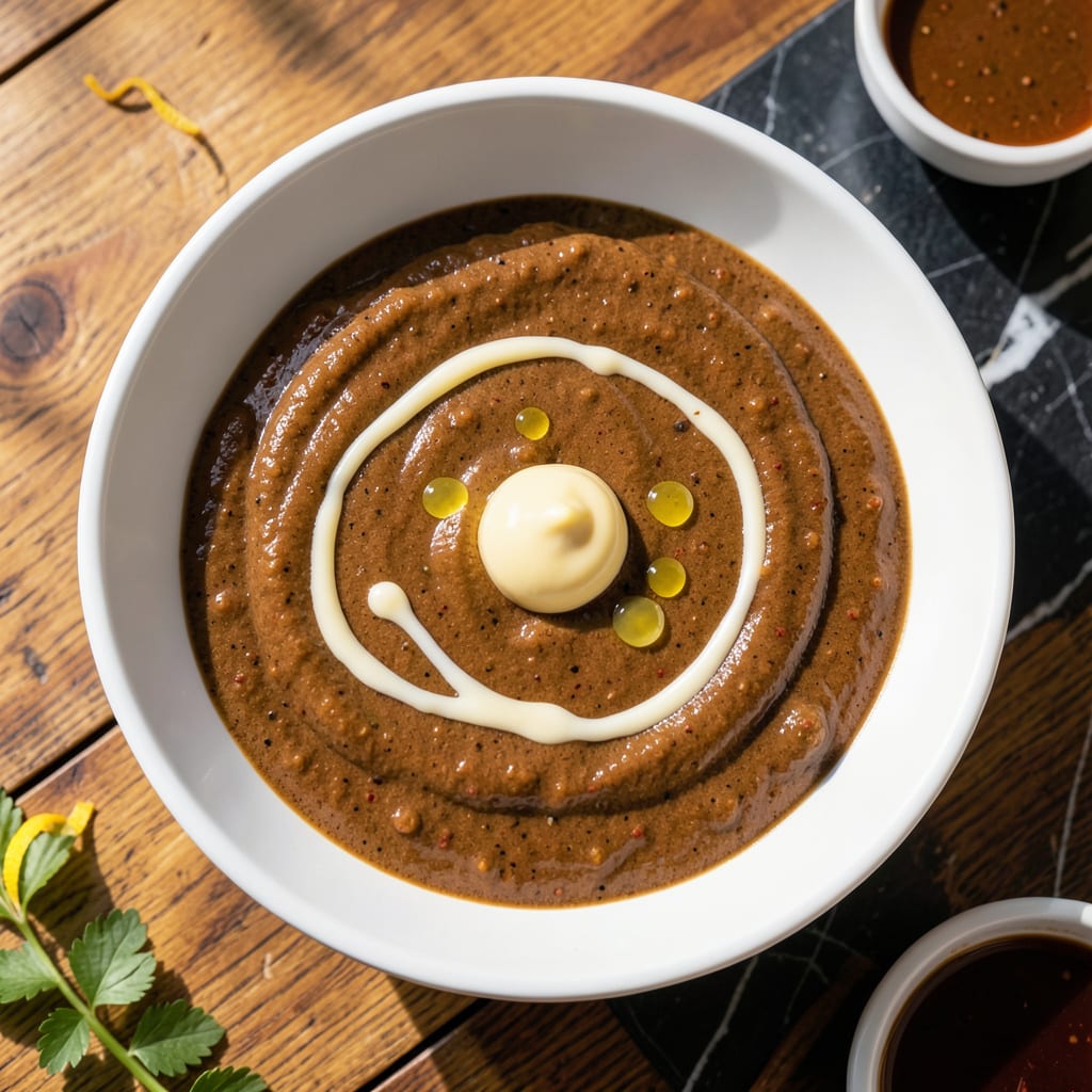 BBQ Sauce Gravy Recipe: Smoky Alabama Style White Drizzle example with annotations