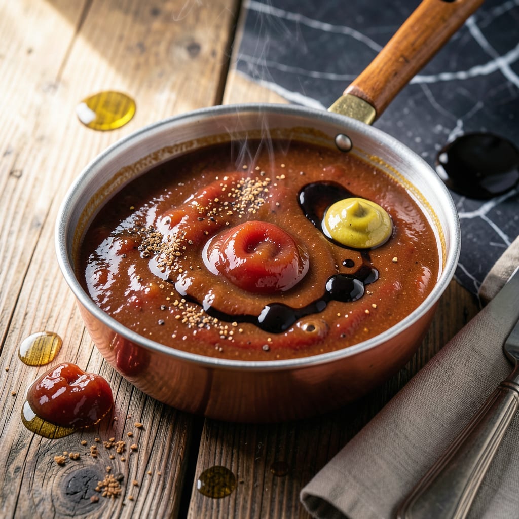 BBQ Sauce Marinade Recipe: Versatile Blend for Grill and Oven example with annotations