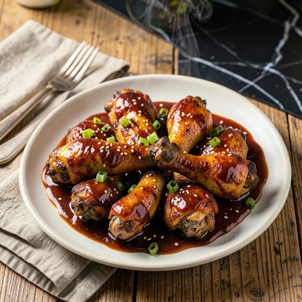 BBQ Sauce Recipe for Chicken Legs: Smoky Sweet Glaze for Grilled Perfection detailed visual guide