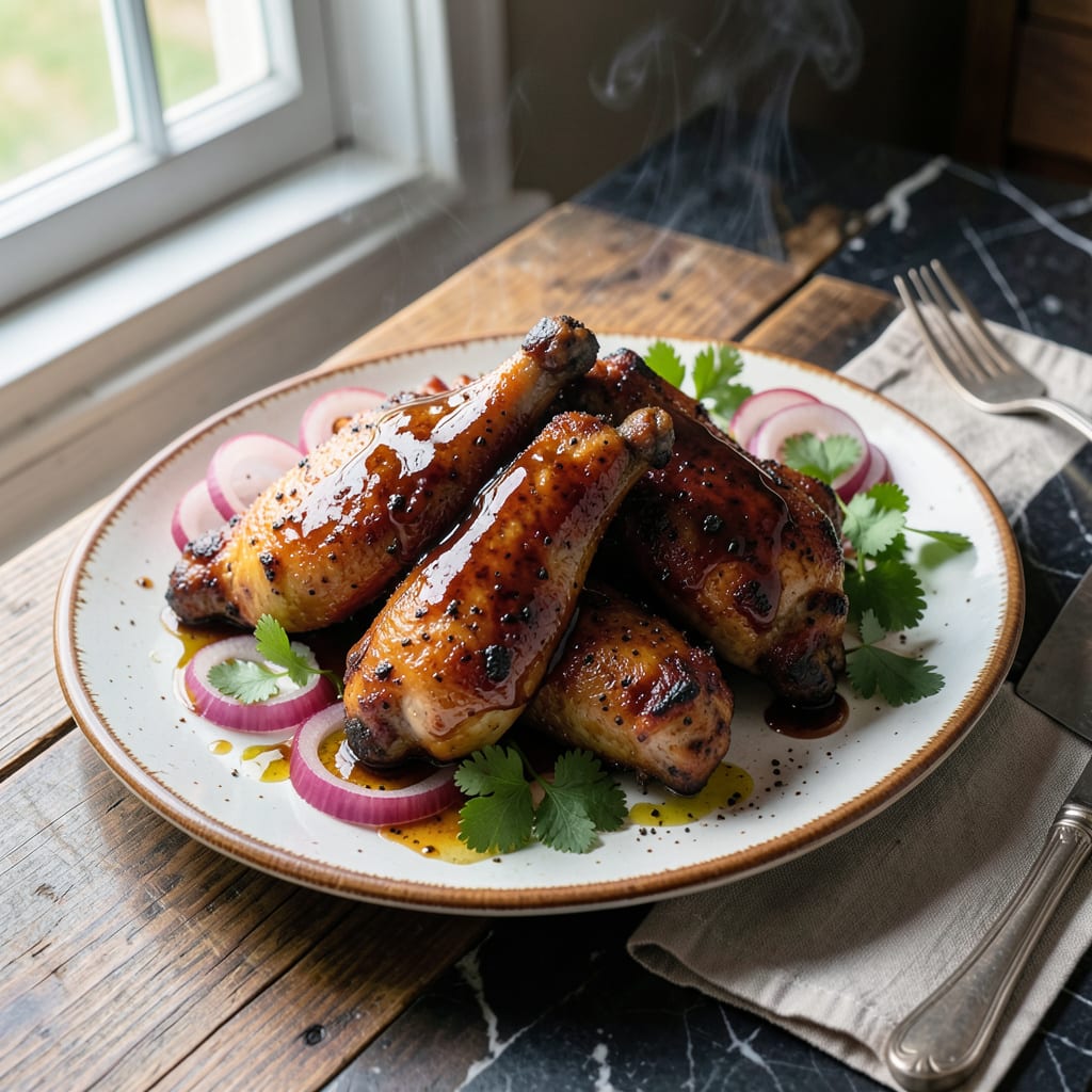 BBQ Sauce Recipe For Chicken Thighs: Smoky Glaze With Sticky Sweetness illustration with key details