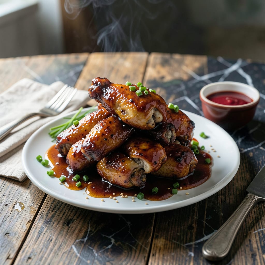 BBQ Sauce Recipe for Chicken Wings: Smoky Sweet Glaze for Crispy Coatings detailed visual guide