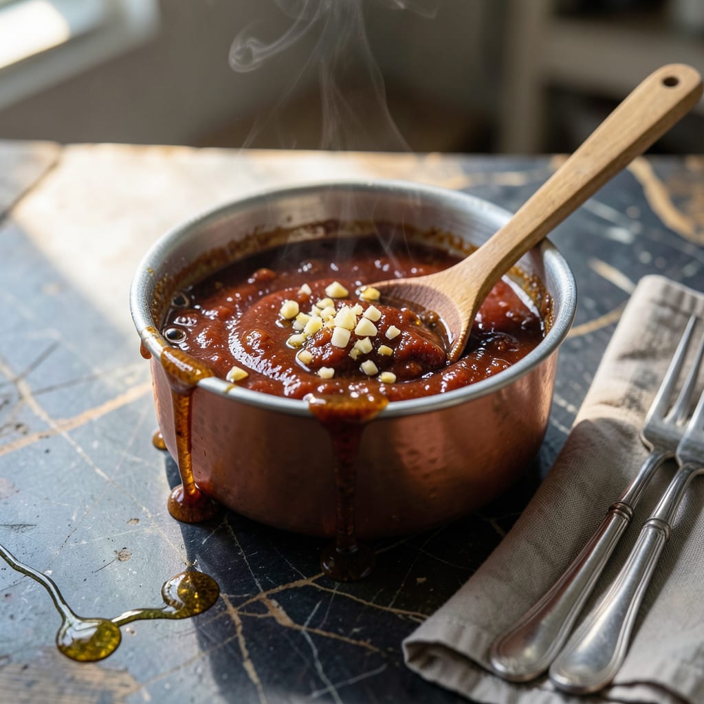 BBQ Sauce Recipe No Molasses: Sweet and Tangy Without the Bitterness example with annotations