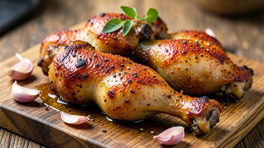 Oven Baked Chicken Legs Recipe: Crispy Skin, Juicy Meat in One Pan