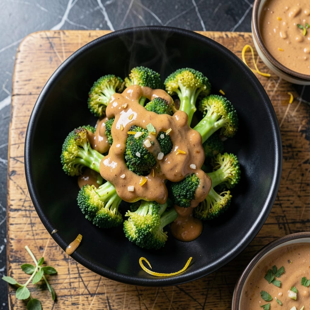Broccoli With Peanut Sauce Recipe: Nutty Asian-Inspired Side Dish