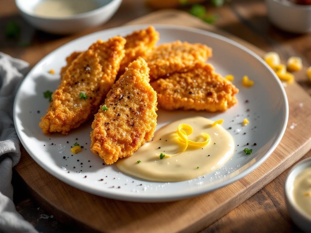 Baked Chicken Strips Recipe: Air-Crisped Without Deep Frying Baked Chicken Strips Recipe: Air-Crisped Without Deep Frying