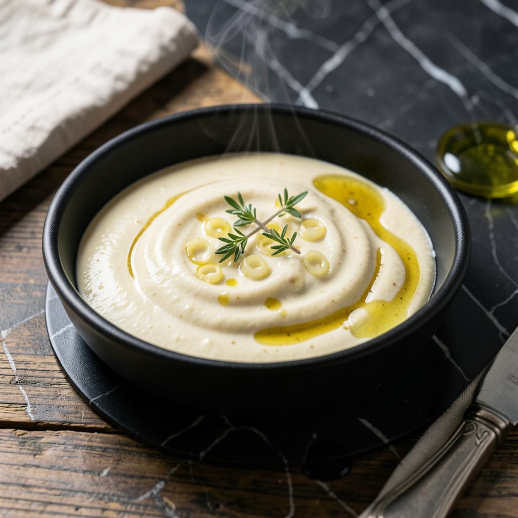Visual representation of Beau Blanc Sauce Recipe: Creamy Garlic Herb Infusion