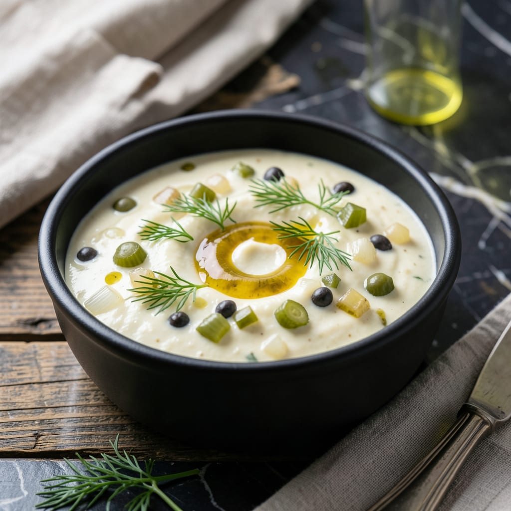 Beaver Tartar Sauce Recipe: Zesty Dill and Caper Creaminess example with annotations