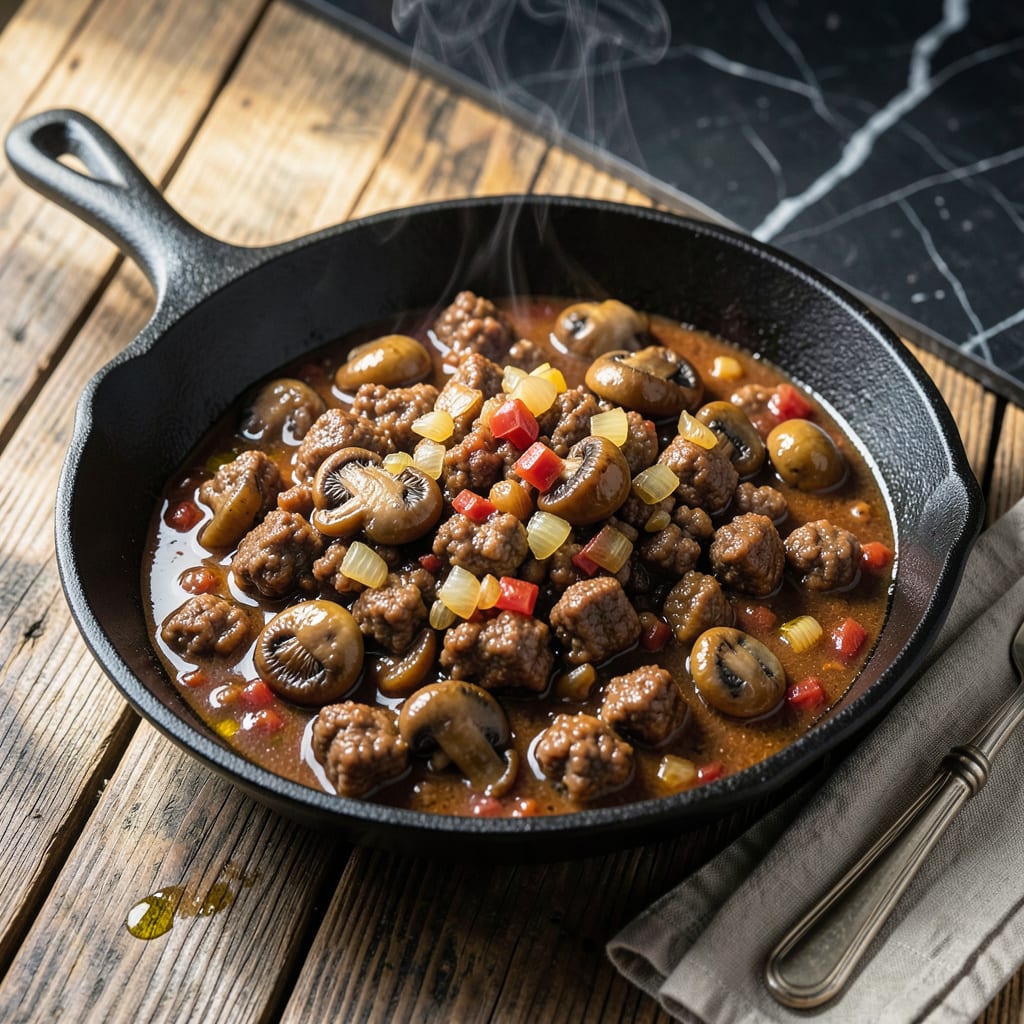 Beef and Mushroom Sauce Recipe: Deep Umami for Pasta and Steaks detailed visual guide