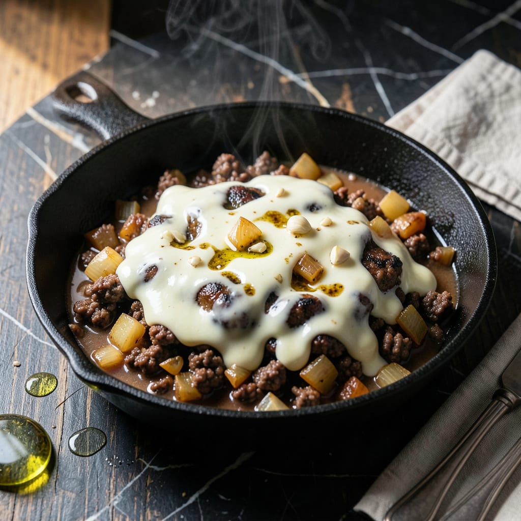 Visual representation of Beef Cream Sauce Recipe: Rich and Savory Base for Pasta