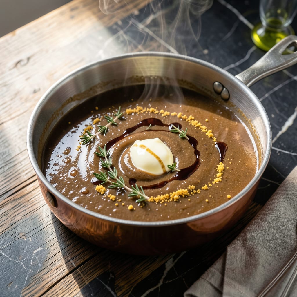 Beef Gravy Sauce Recipe: Rich and Savory Drizzle for Roasts example with annotations