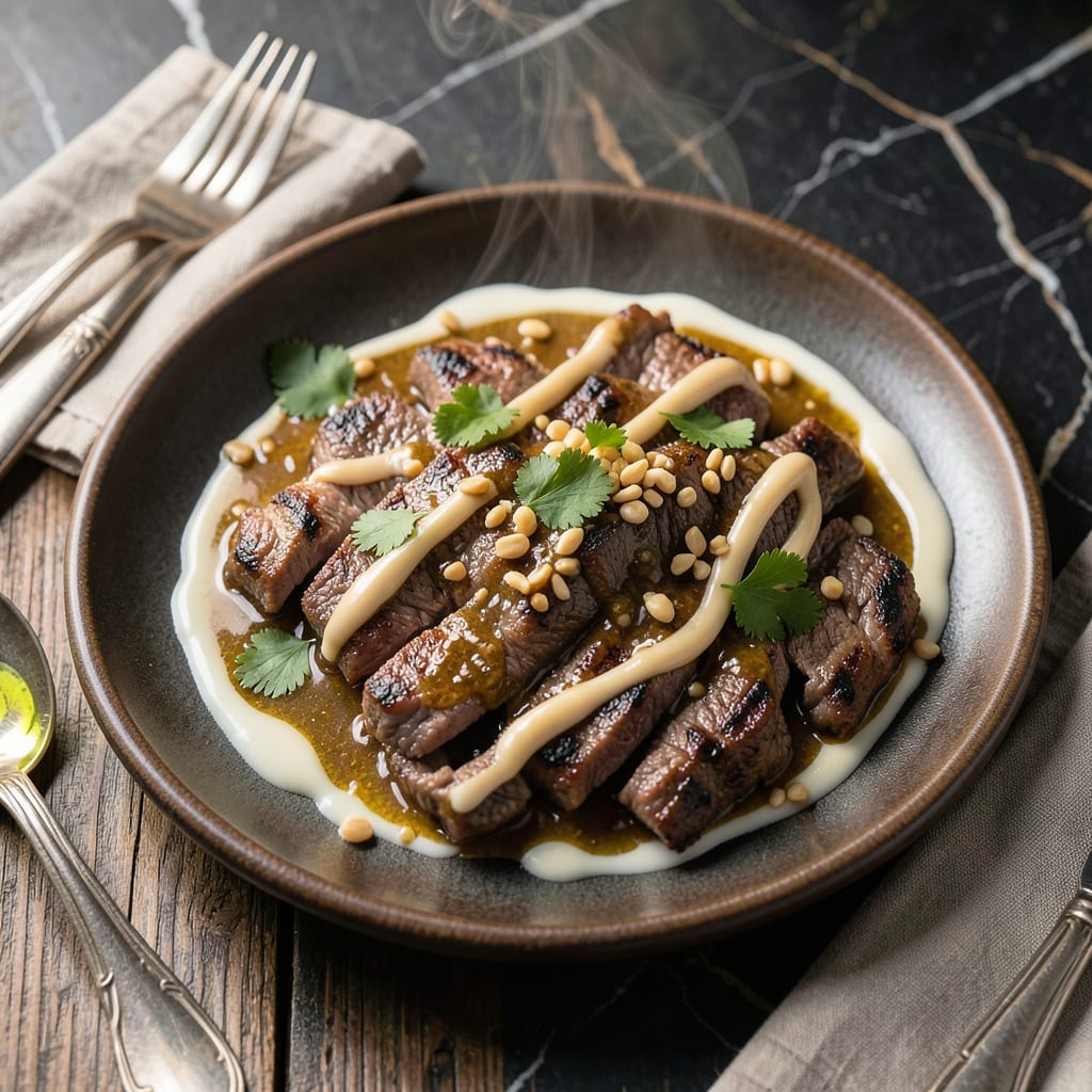 Beef in Satay Sauce Recipe: Thai Inspired Peanut Richness detailed visual guide
