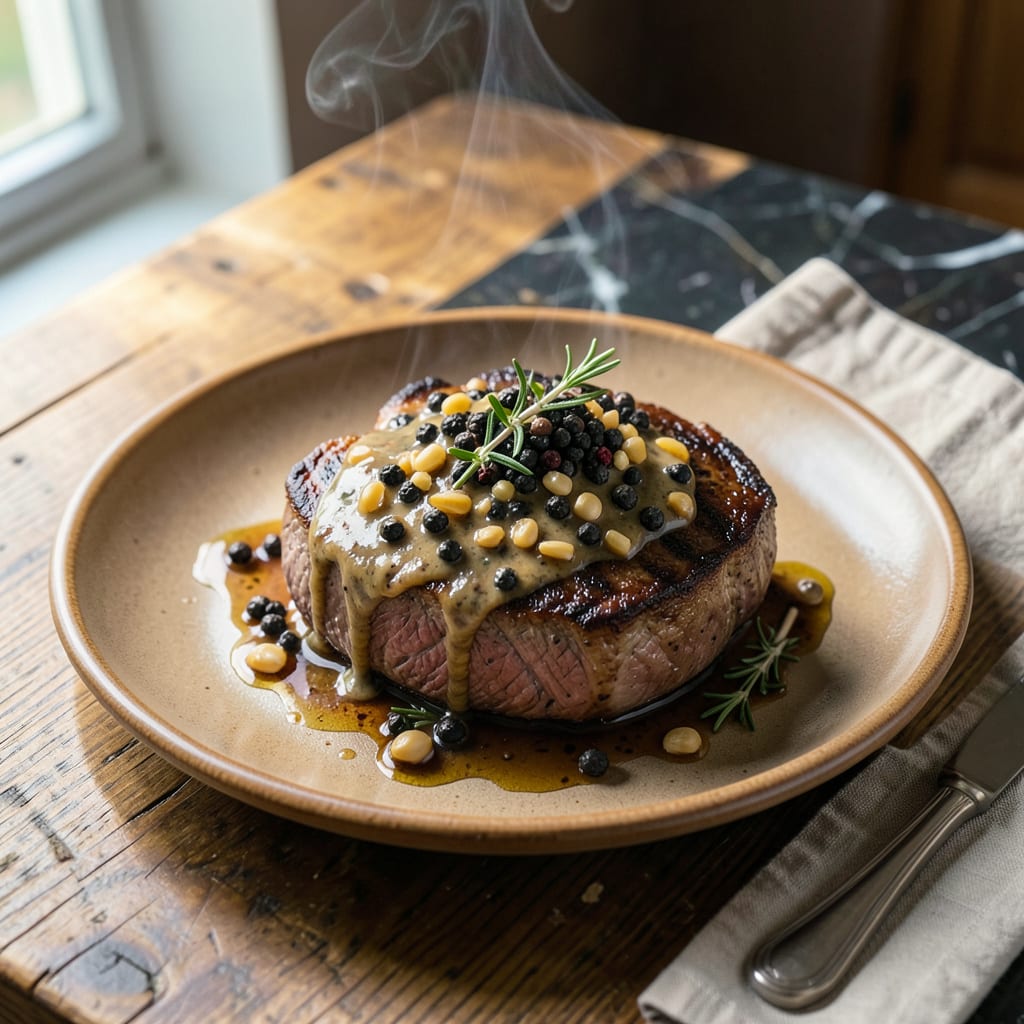 Complete Beef Peppercorn Sauce Recipe: Rich and Velvety Pan Sauce overview image