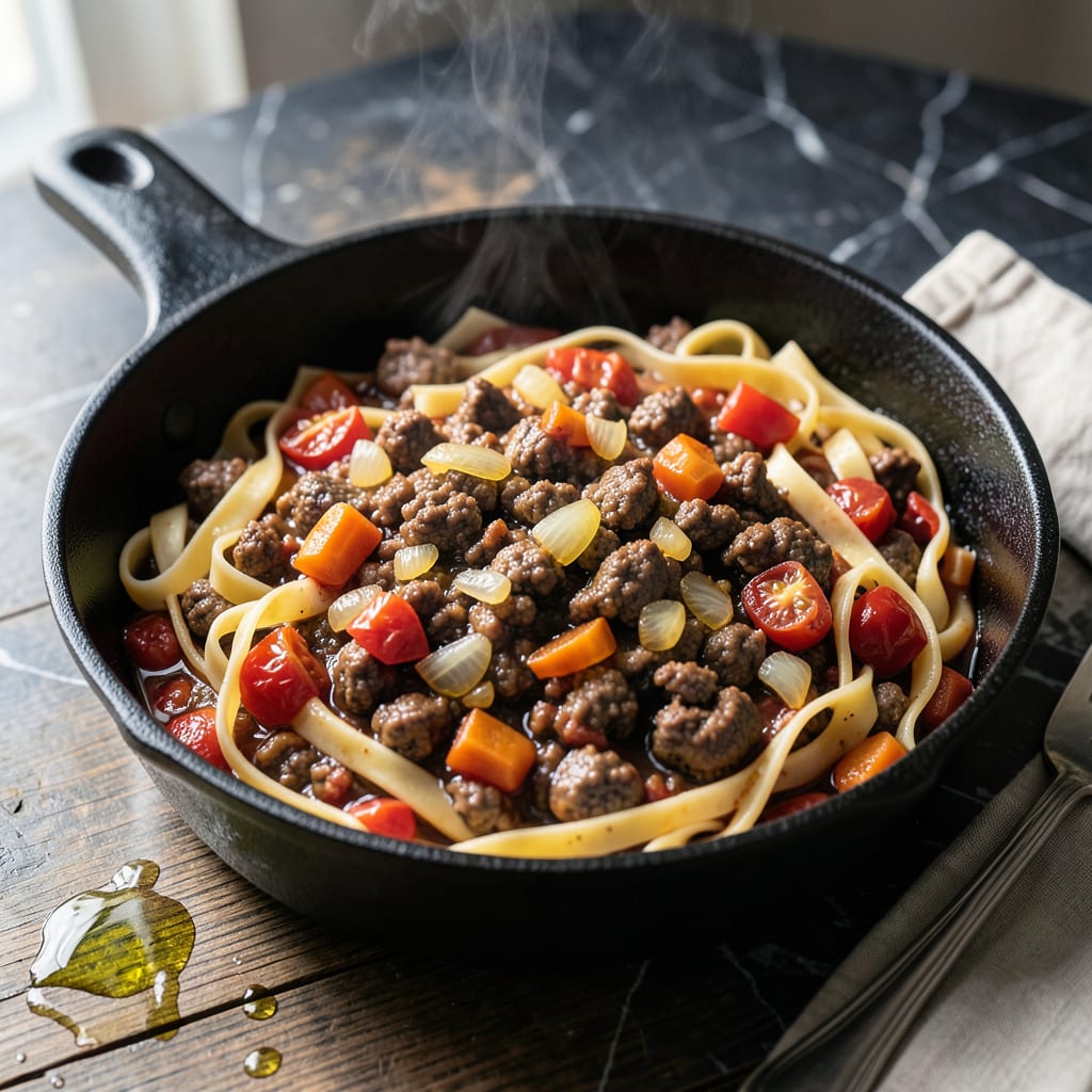 Beef Ragu Sauce Recipe: Rich Tomato and Wine Base for Pasta example with annotations