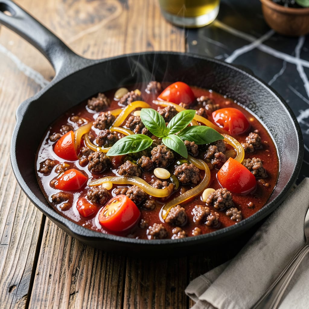 Complete Beef Red Sauce Recipe: Rich and Savory Simmered Perfection overview image