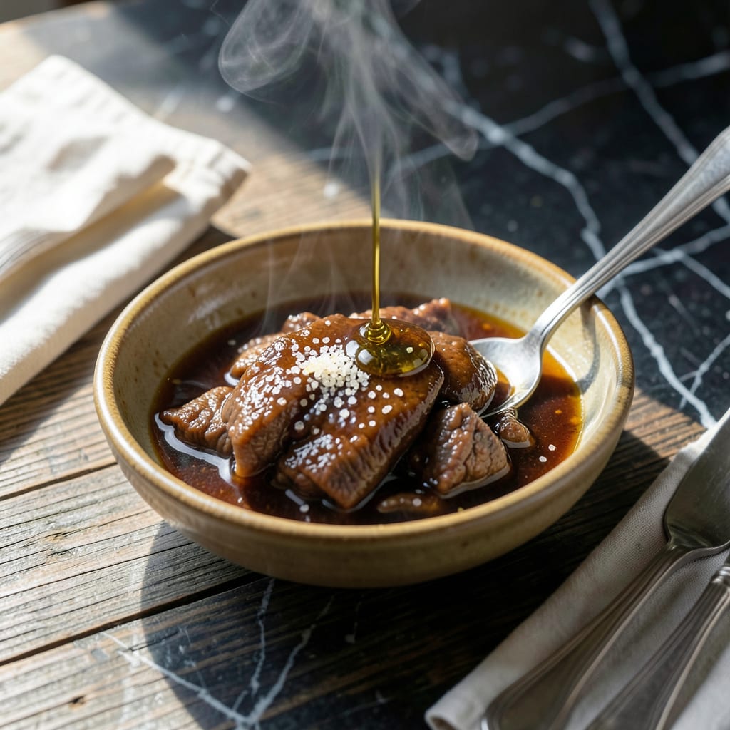 Beef Sukiyaki Sauce Recipe: Sweet and Savory Japanese Dipping Delight example with annotations