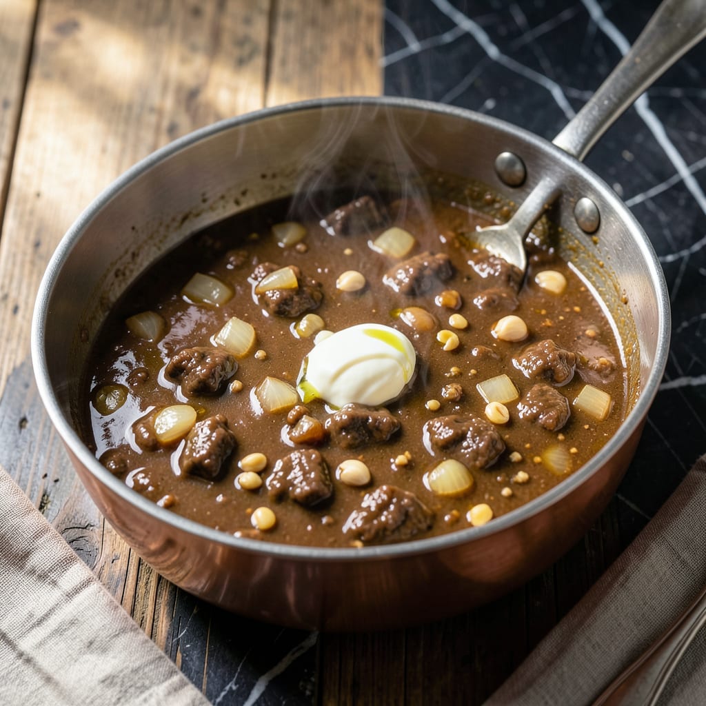 Visual representation of Beef Tip Sauce Recipe: Rich Umami Gravy for Tender Steak Bites