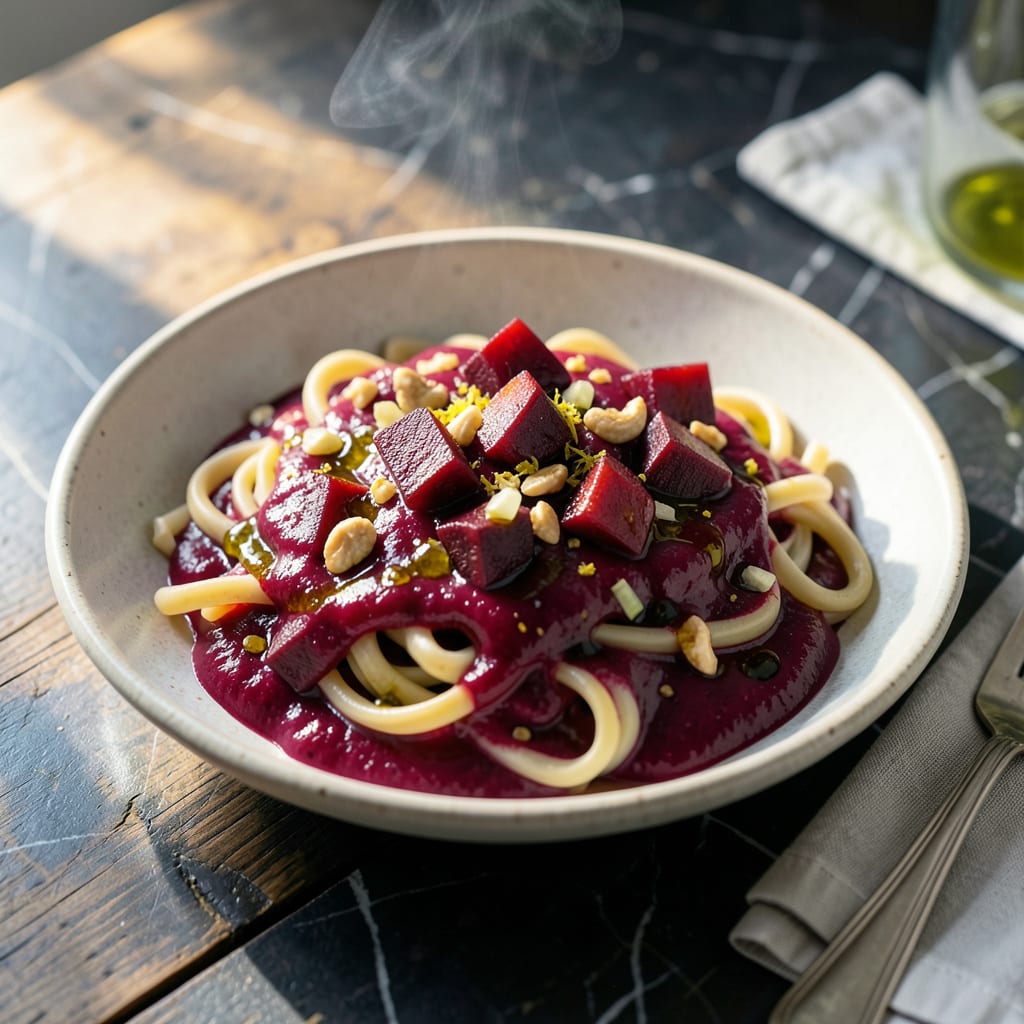 Visual representation of Beet Pasta Sauce Recipe: Earthy Sweetness for Perfect Pasta Coating