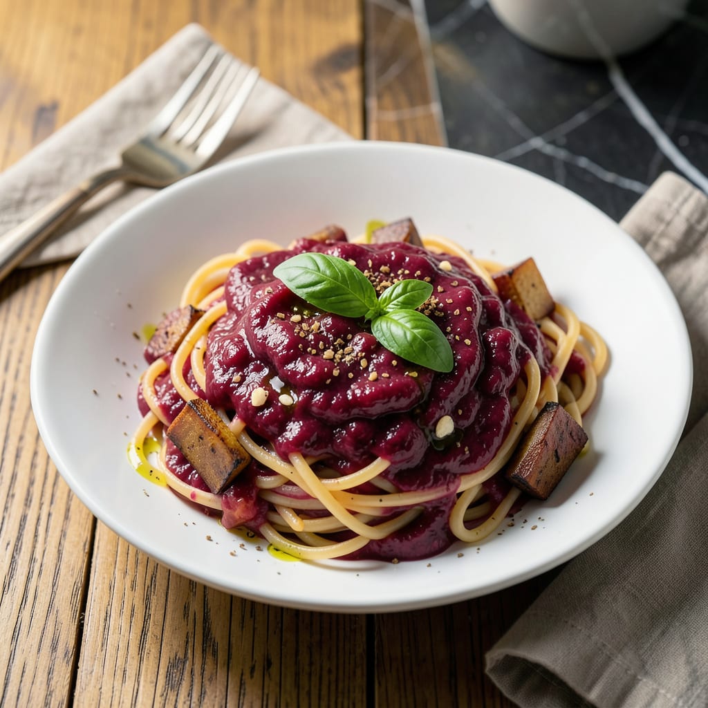 Beet Spaghetti Sauce Recipe: Earthy Sweetness for Pasta Night example with annotations