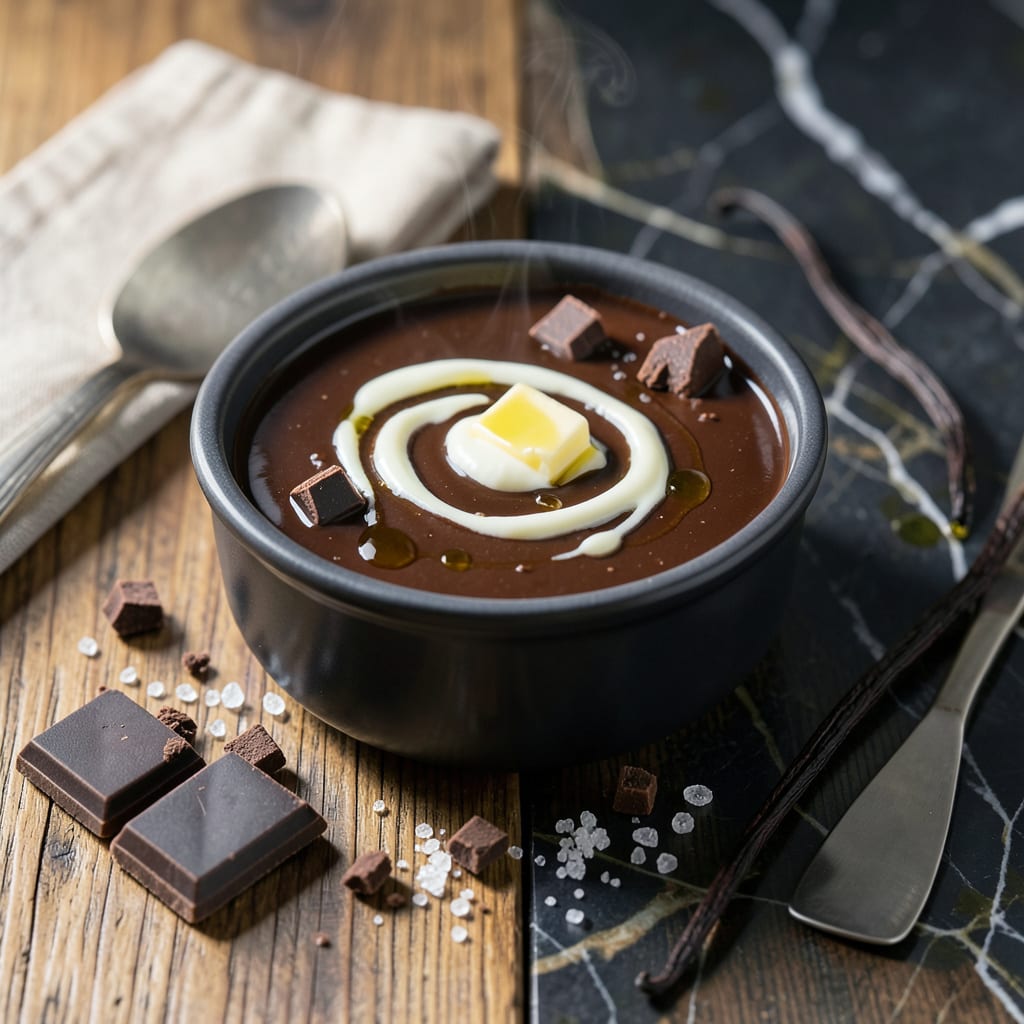 Belgian Chocolate Sauce Recipe: Luxurious Velvet Drizzle for Desserts detailed visual guide