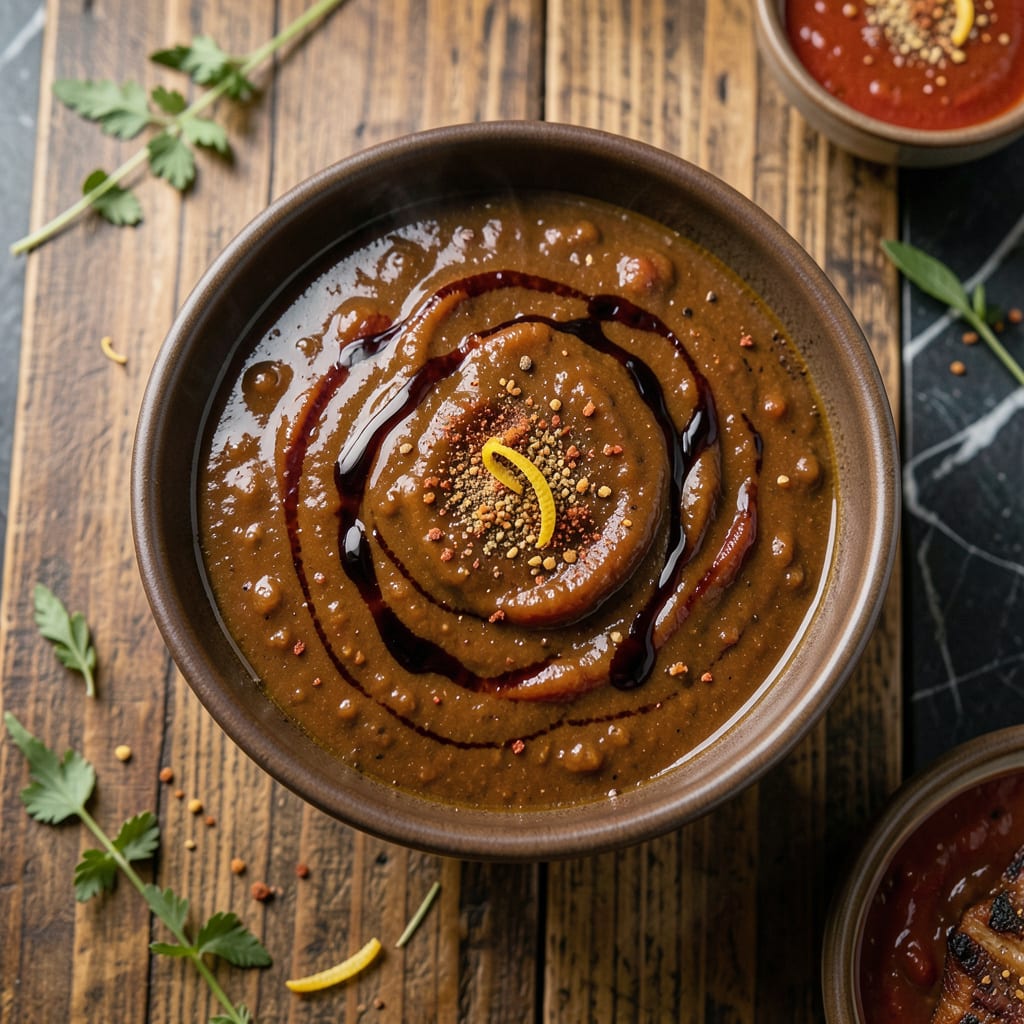 Ben's Chili Sauce Recipe: Smoky Sweet Heat for Hot Dogs example with annotations