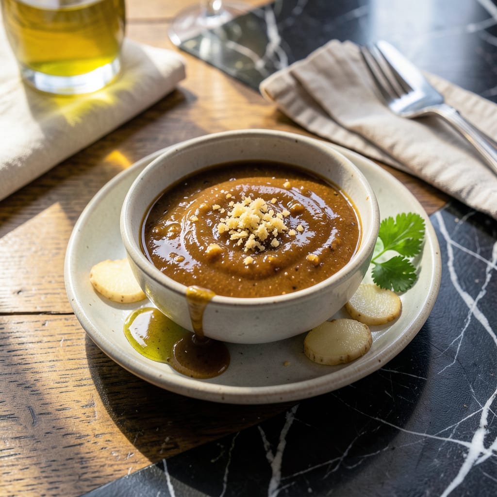 Comprehensive Benihana Ginger Sauce Copycat Recipe: Zesty Japanese Inspired Dipping Delight visual reference