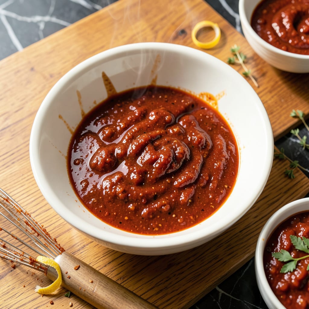 Bennett's Chili Sauce Copycat Recipe: Tangy Sweetness for Burgers and Dogs example with annotations