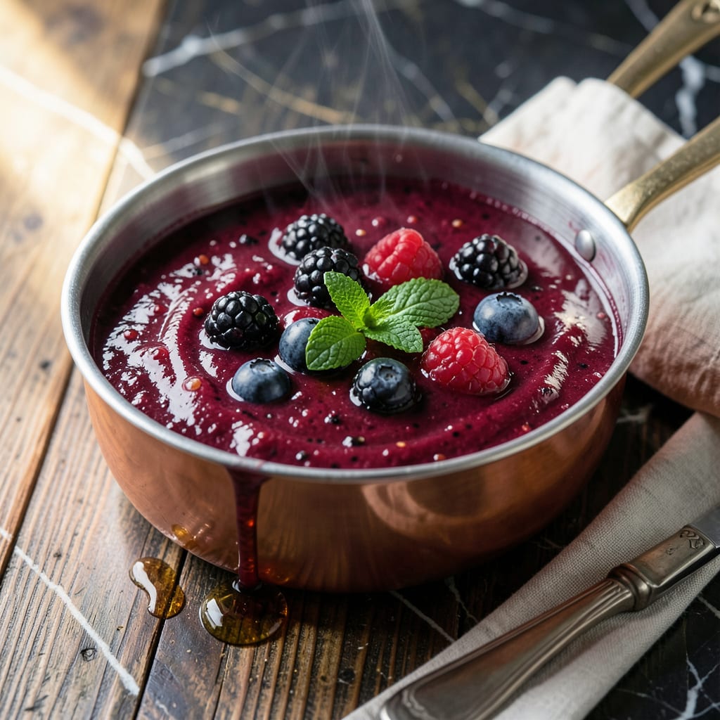 Complete Berry Reduction Sauce Recipe: Vibrant Sweet Tart Glaze for Desserts overview image