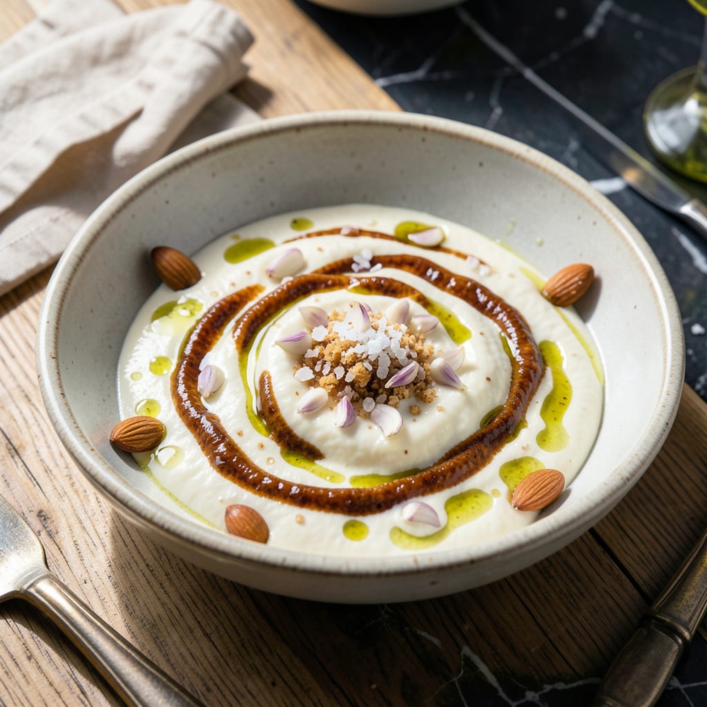 Visual representation of Best Ammoglio Sauce Recipe: Sicilian Almond and Garlic Emulsion