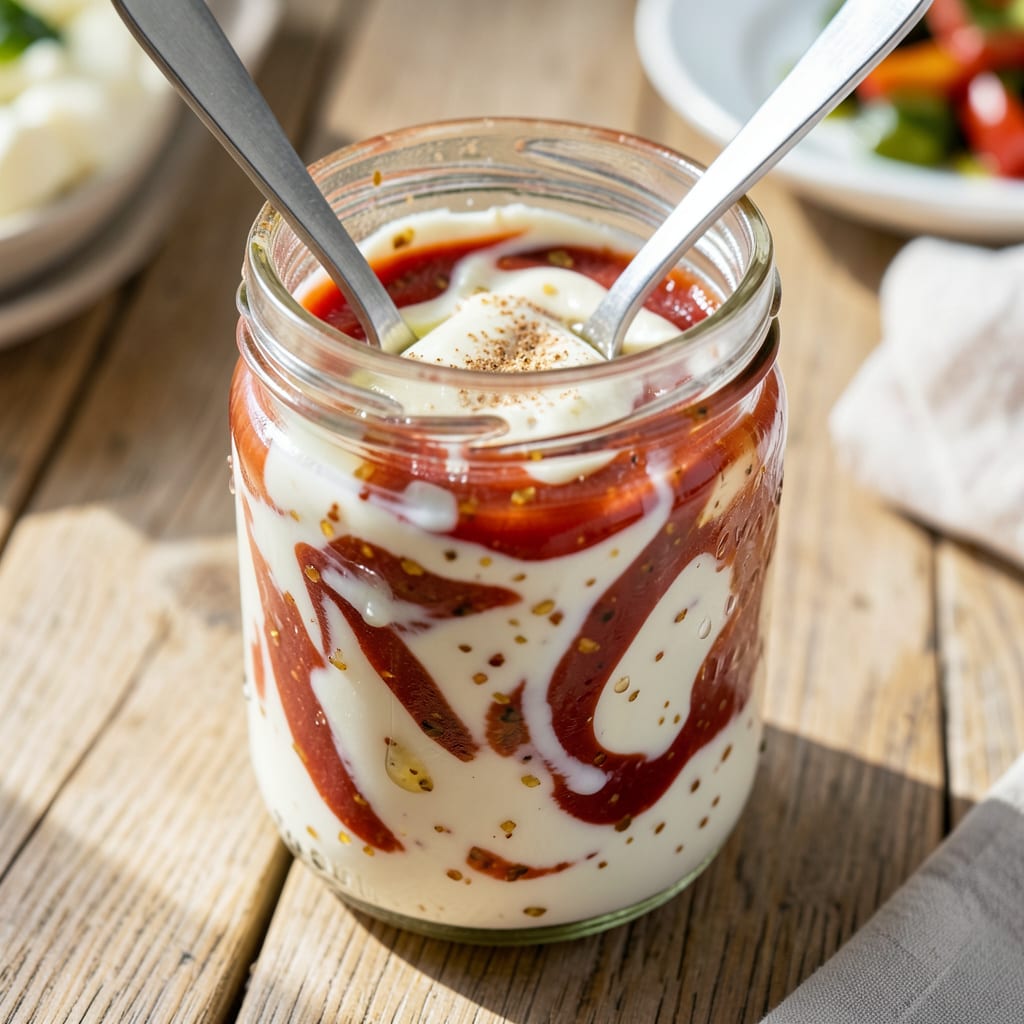 Best Burger Sauce Recipe: Tangy, Creamy Spread for Juicy Patties example with annotations