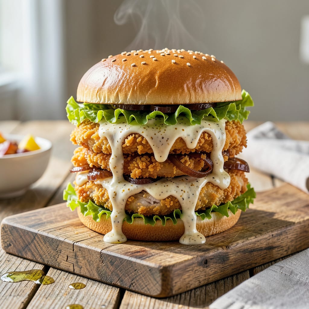 Best Chicken Sandwich Sauce Recipe: Tangy Cream Base for Perfect Drip example with annotations
