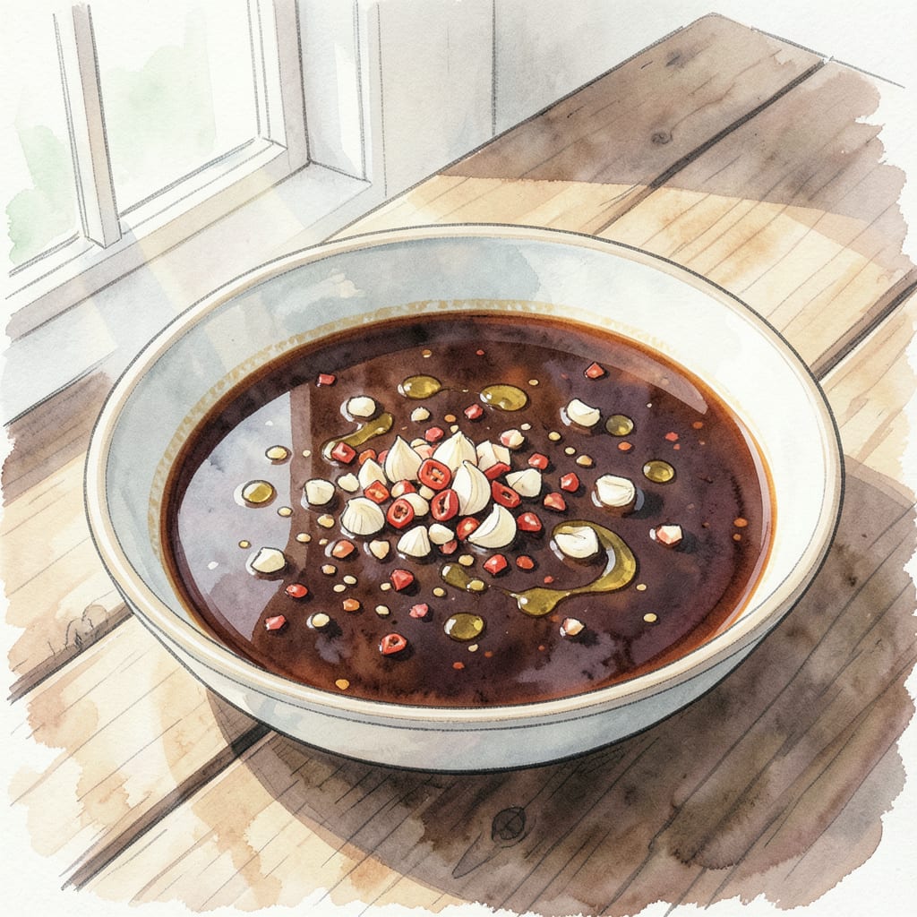 Best Hot Pot Dipping Sauce Recipe: Umami Rich Flavor Boost example with annotations