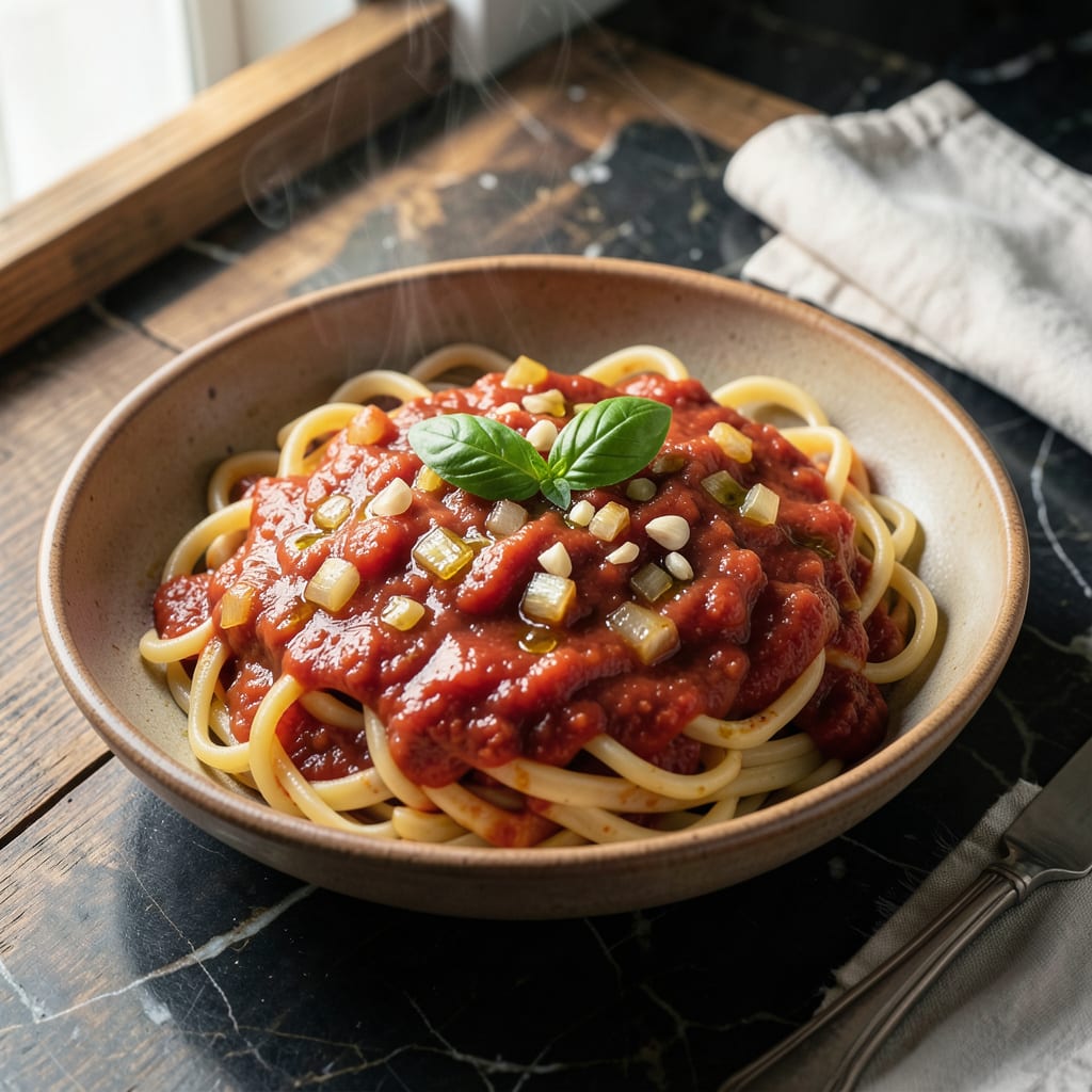 Best Meatless Pasta Sauce Recipe: Umami Packed Tomato and Herb Blend detailed visual guide