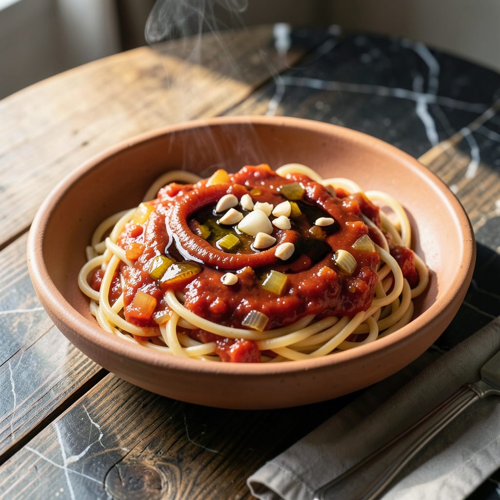 Best Tasting Spaghetti Sauce Recipe: Rich Tomato Depth for Perfect Coating example with annotations