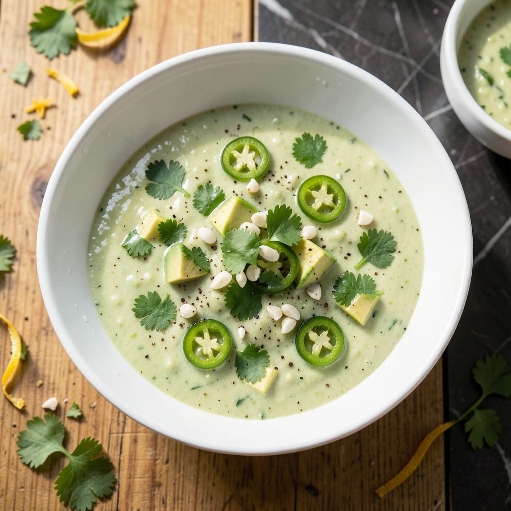 Betos Green Sauce Recipe: Authentic Mexican Creamy Herb Blend illustration with key details