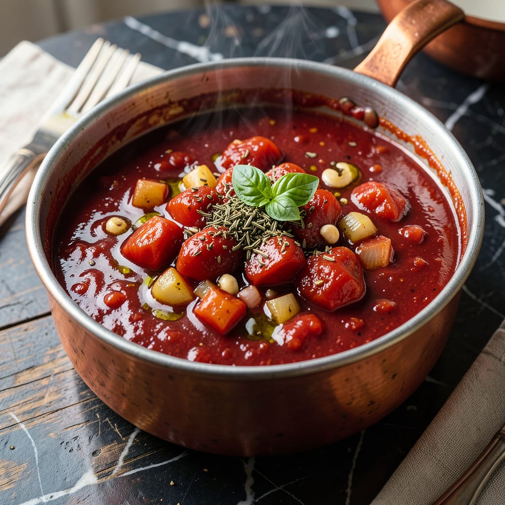 Betos Red Sauce Recipe: Bold Tomato Flavor for Authentic Dishes example with annotations