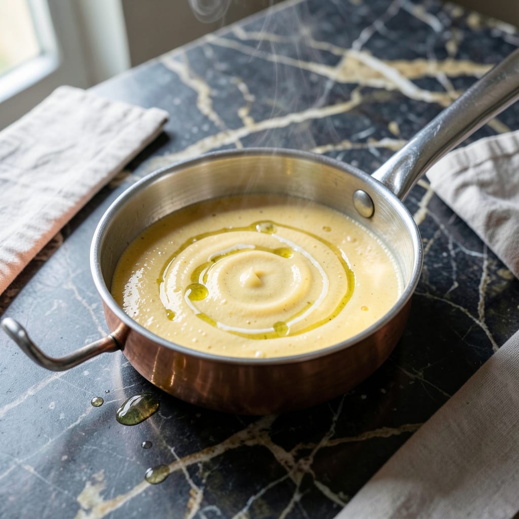 Comprehensive Beurre Monte Sauce Recipe: Emulsified Butter Perfection for Poaching visual reference