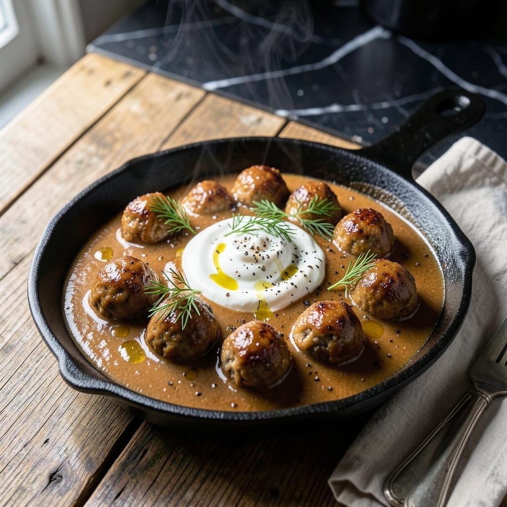 Swedish Meatball Sauce Recipe With Sour Cream: Velvety Gravy for Perfect Pairing
