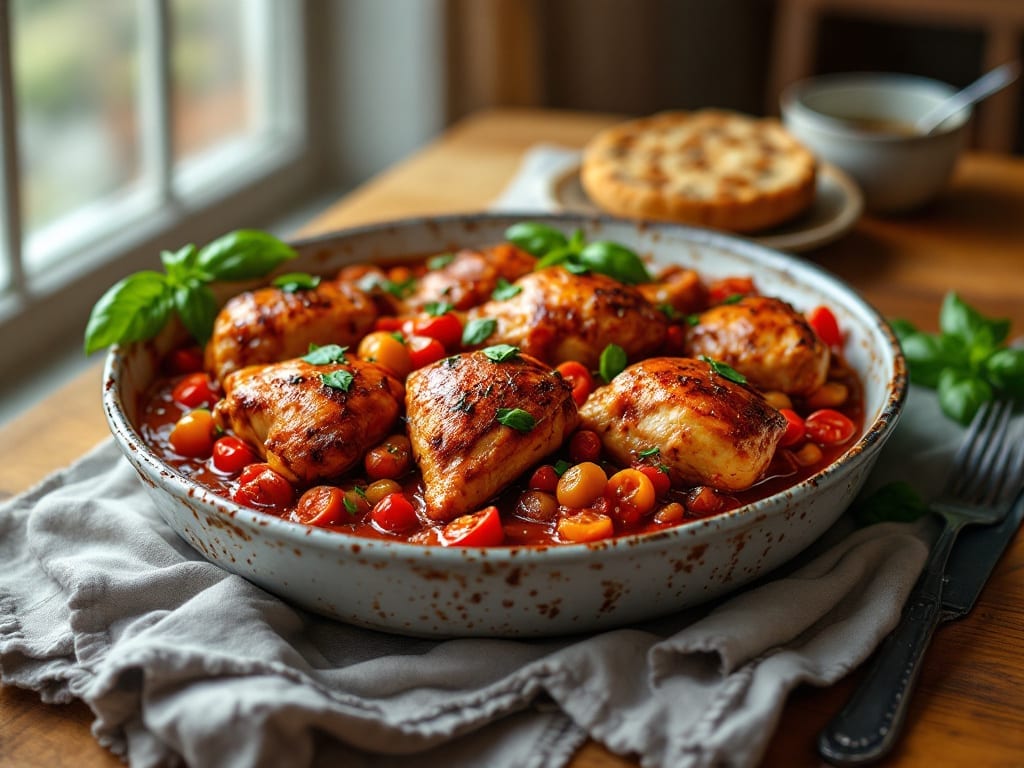 Betty Crocker Chicken Cacciatore Recipe: Tomato-Basil Simmered to Rich Perfection