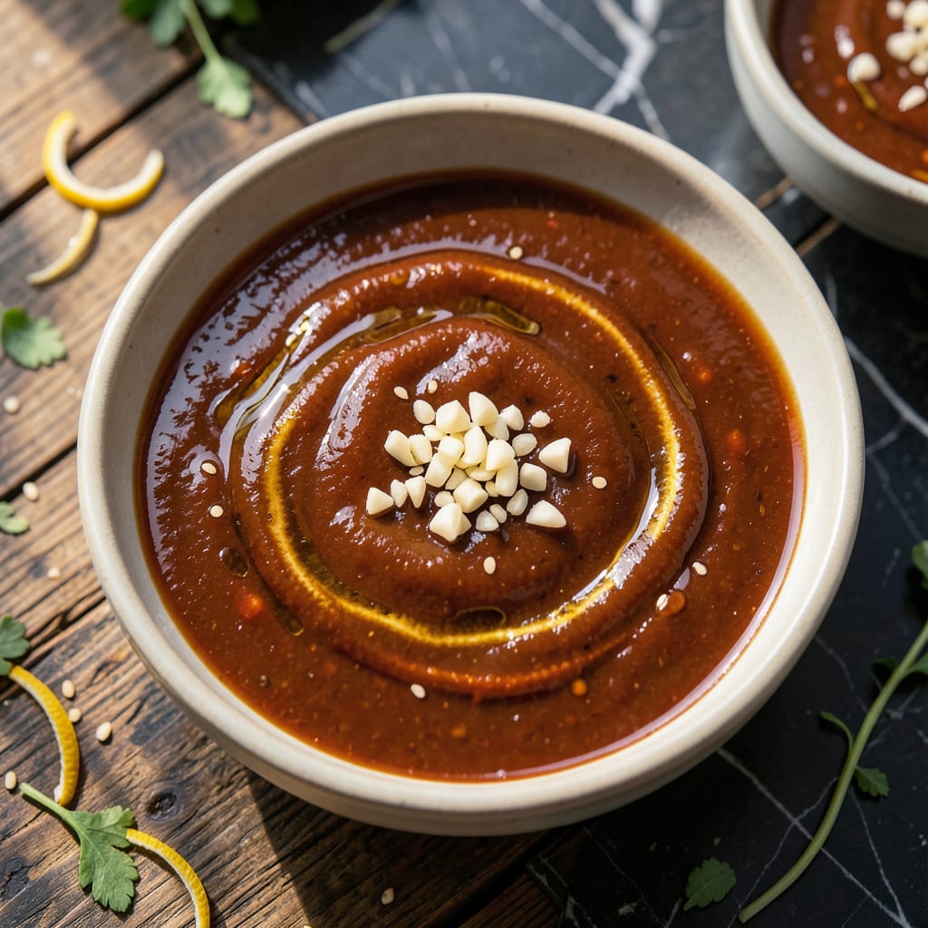 Bibigo Dipping Sauce Recipe: Korean Inspired Sweet and Spicy Condiment illustration with key details