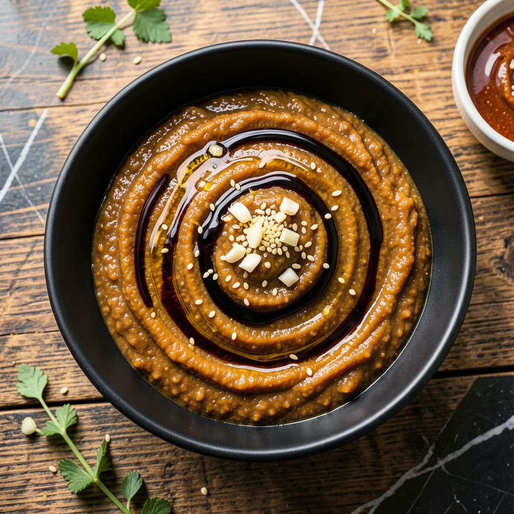 Bibimbap Sauce Recipe: Korean Inspired Sweet and Spicy Drizzle illustration with key details