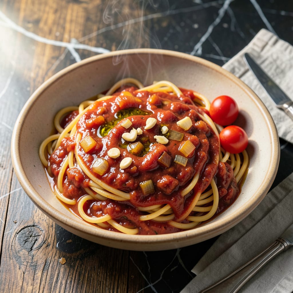 Bimbo's Spaghetti Sauce Recipe: Classic Italian Flavor in Every Jar illustration with key details