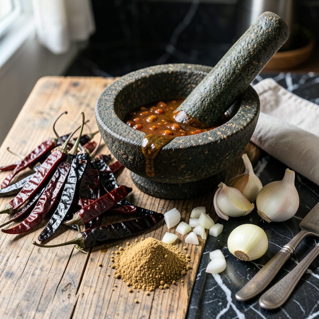 Birria Sauce Recipe Ingredients: Authentic Mexican Richness Simmered to Perfection example with annotations
