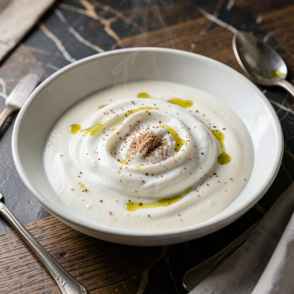 Biryani White Sauce Recipe: Velvety Spiced Cream for Layered Dishes illustration with key details