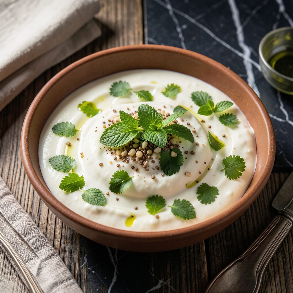 Biryani Yogurt Sauce Recipe: Cooling Mint and Cilantro Infusion detailed visual guide