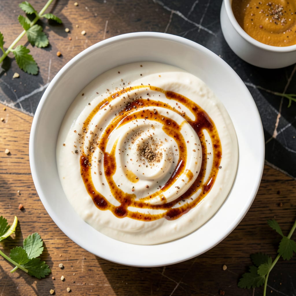 Bitchin Sauce Recipe Ideas: Spicy Ranch Versatility for Any Meal illustration with key details