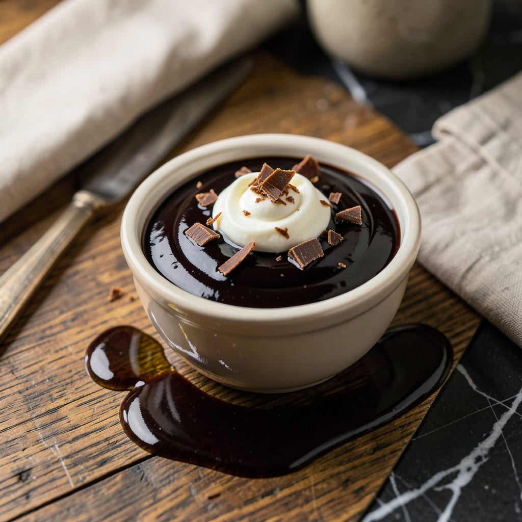 Comprehensive Bittersweet Chocolate Sauce Recipe: Decadent Drizzle for Desserts visual reference