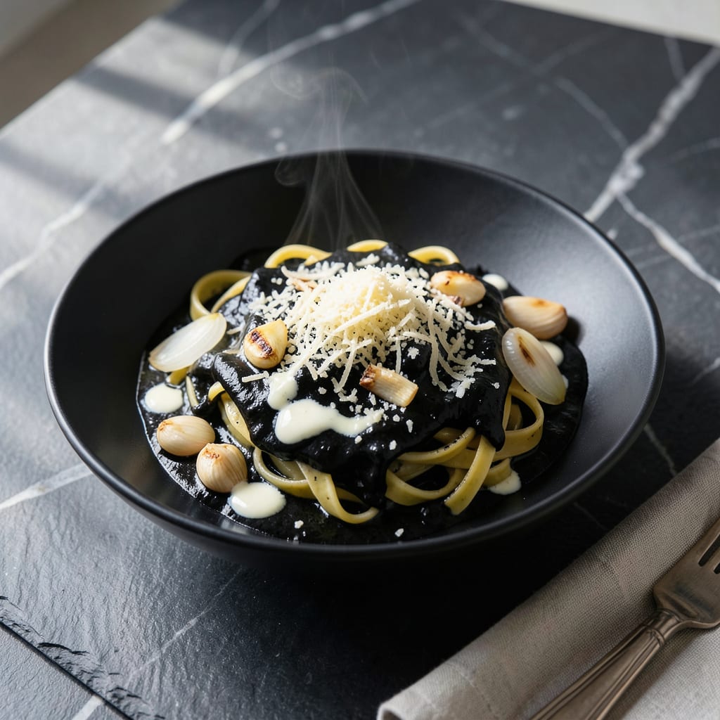 Complete Black Alfredo Sauce Recipe: Rich Squid Ink Elegance overview image