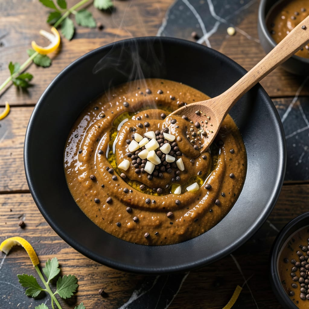 Black Mustard Sauce Recipe: Pungent Kick for Sandwiches and Dips illustration with key details