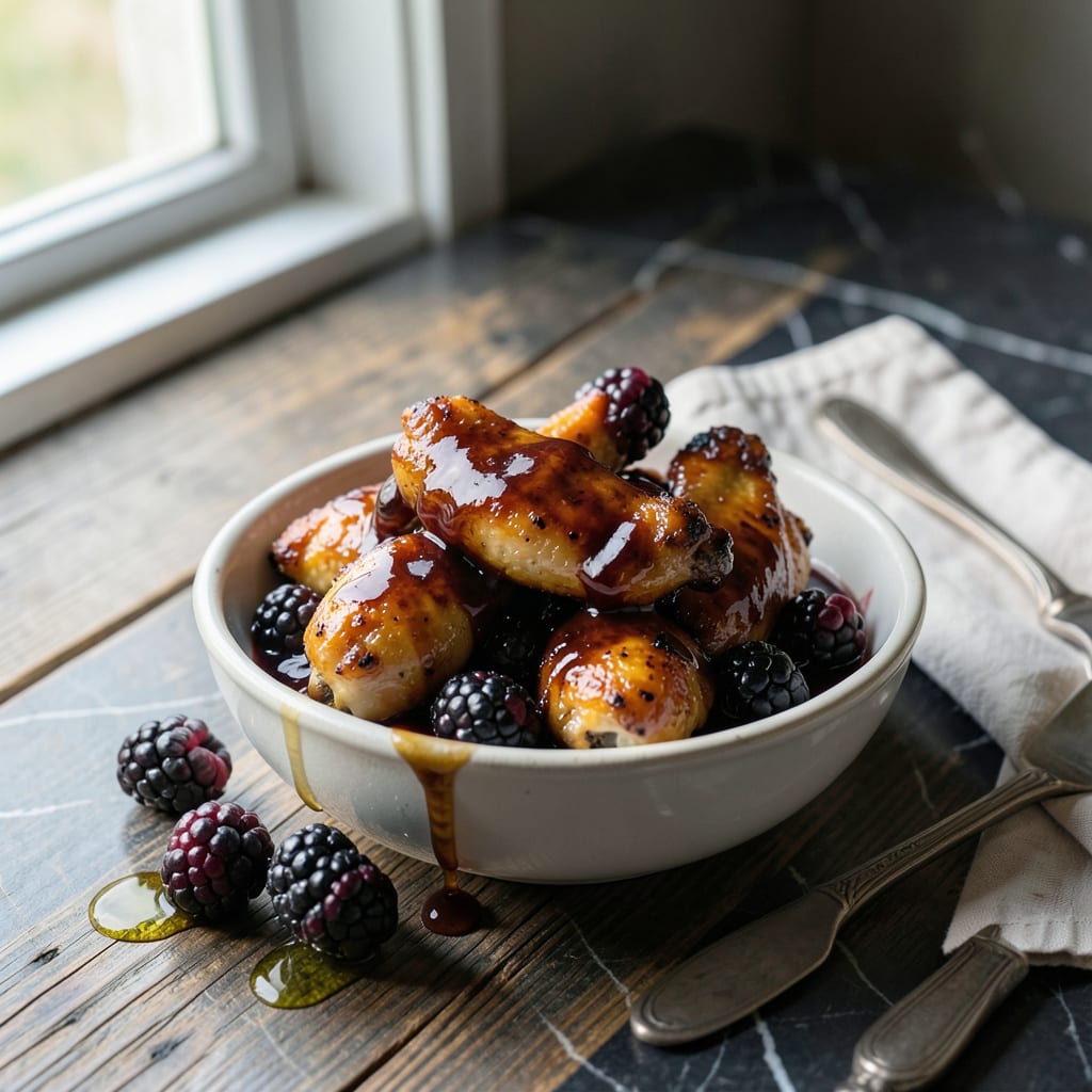 Blackberry BBQ Sauce Recipe: Sweet and Smoky Grilling Glaze example with annotations